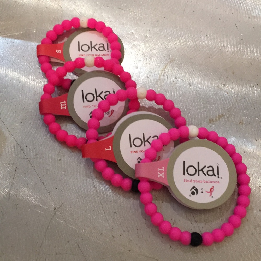Lokai Bracelet Hot Pink Breast Cancer All Sizes